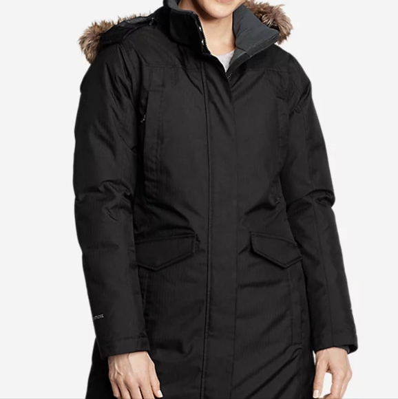 eddie bauer silver lining stadium coat